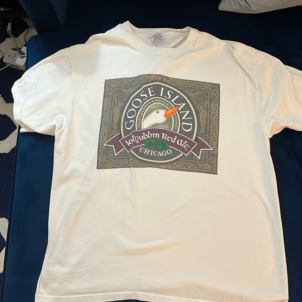Vintage goose Island T-shirt, size extra large